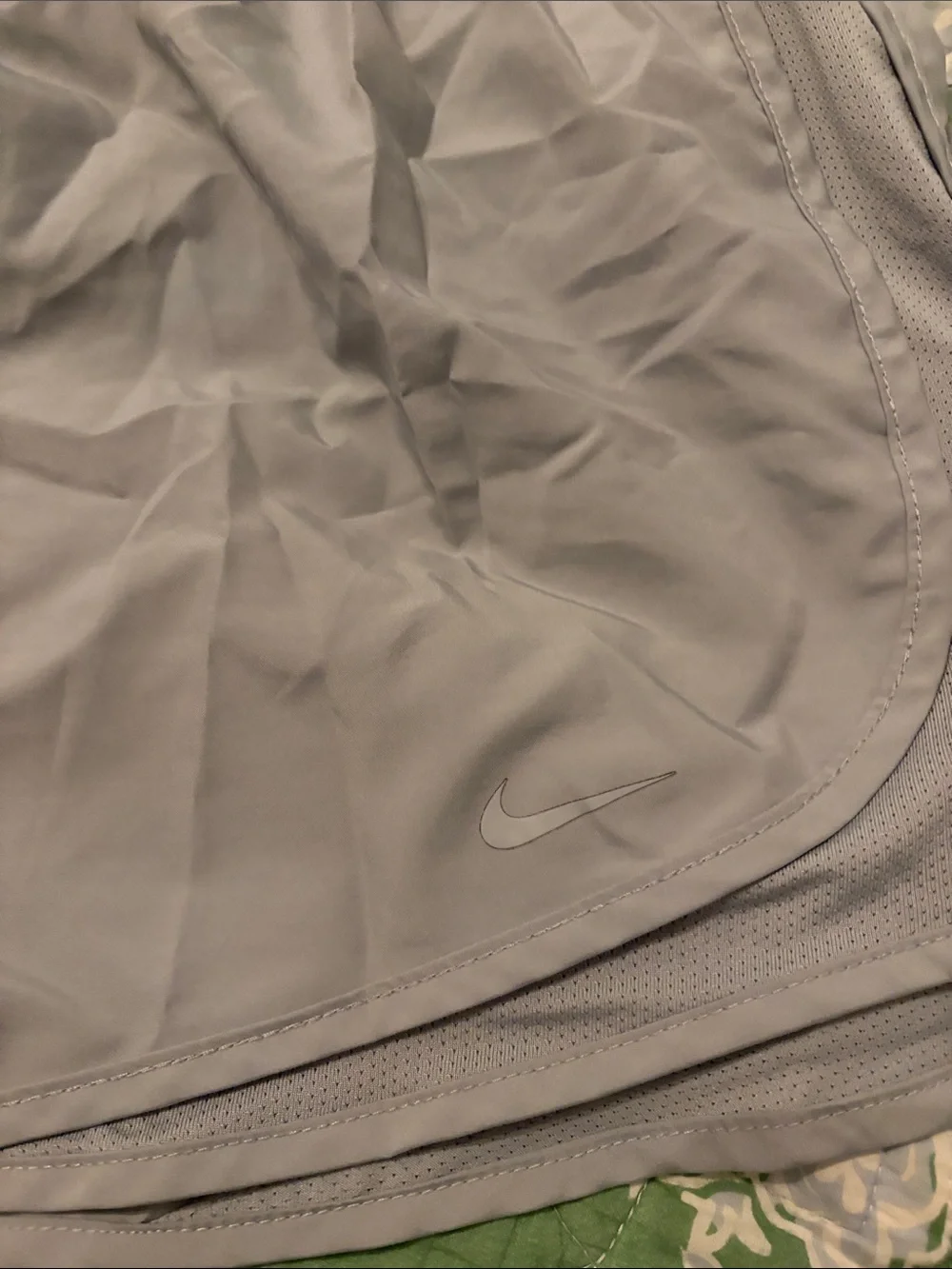 Nike Women's Royal Blue & Light Gray Athletic Shorts Set